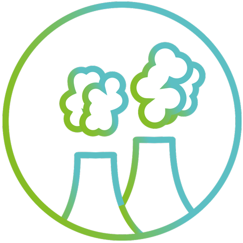 -30% CO<sub>2</sub>- Emissionen in die Atmosphäre